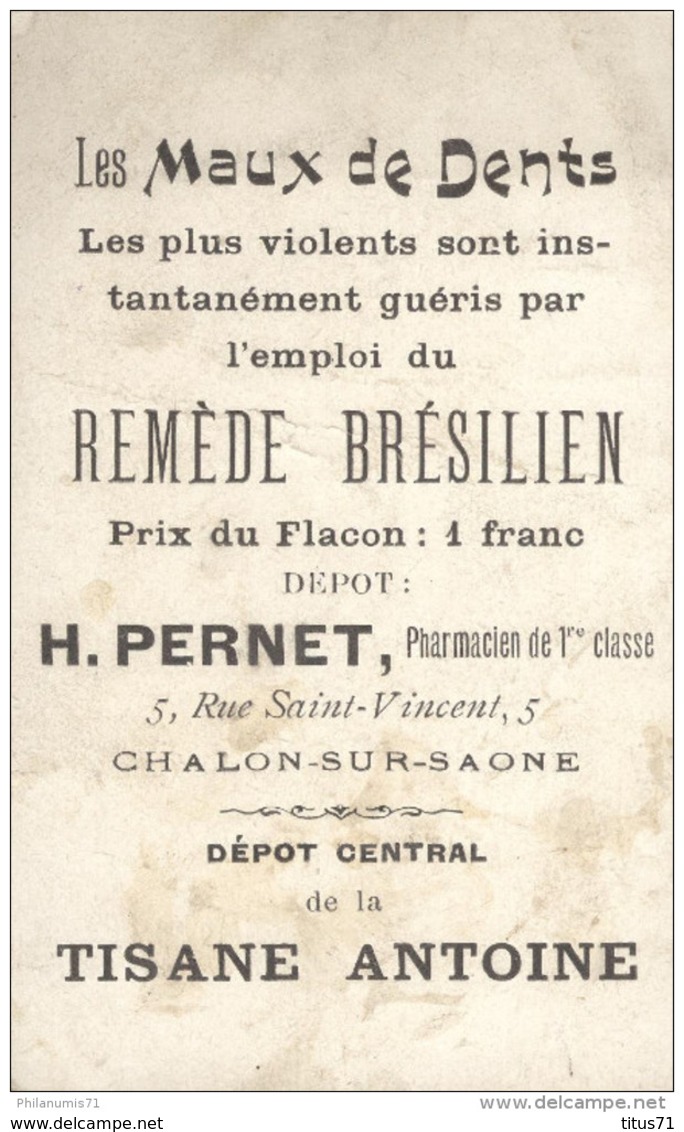 Chromo Pharmacie H.Pernet - 5 Rue Saint Vincent Chalon Sur Saône - Le Bourgeois Gentilhomme - Autres & Non Classés