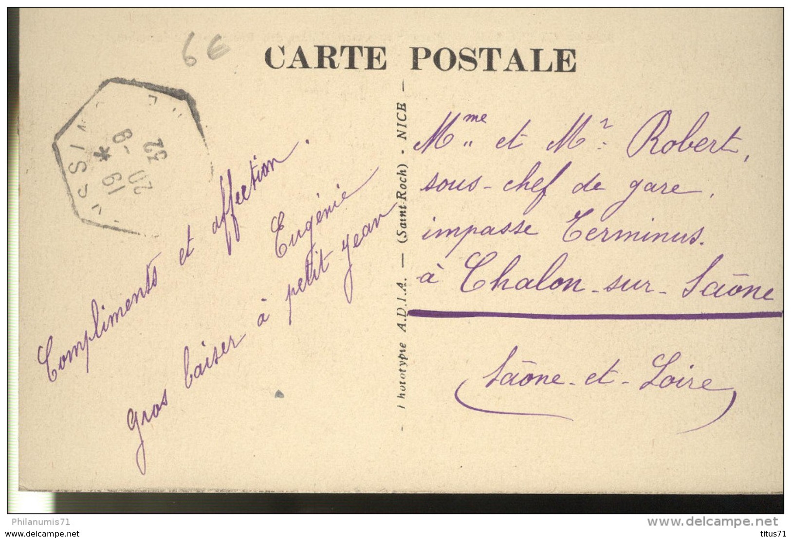 CPA Grenoble - Place Vaucanson - Hôtel Des Postes Et Télégraphes - Circulée 1932 - Grenoble