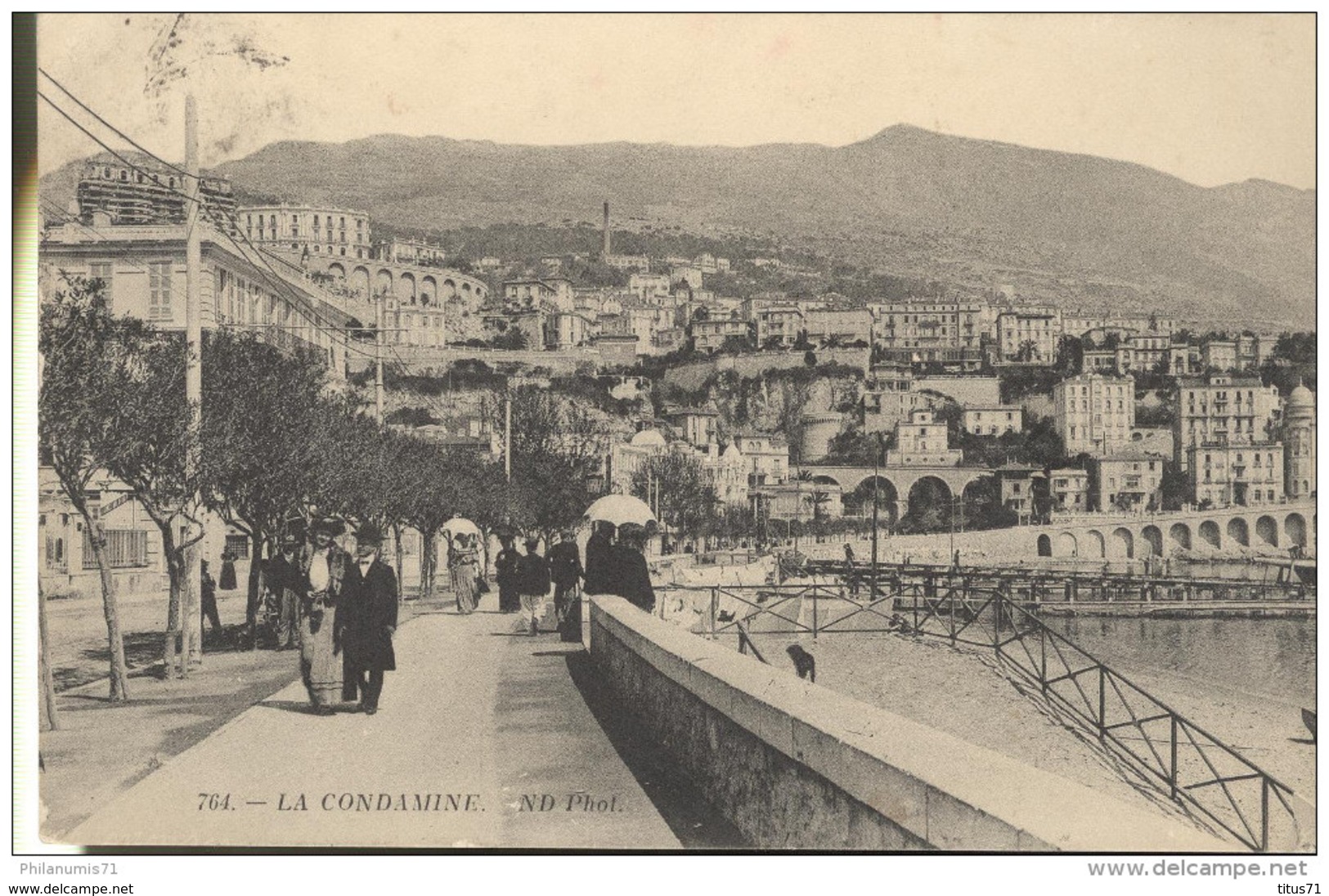 CPA La Condamine - Circulée 1911 - La Condamine