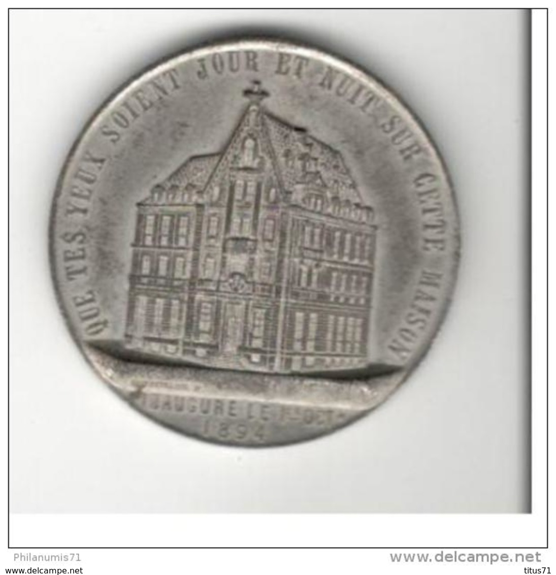 Médaille Suisse - Maison De L'Union Chrétienne De Jeunes Gens - Genêve - - Autres & Non Classés