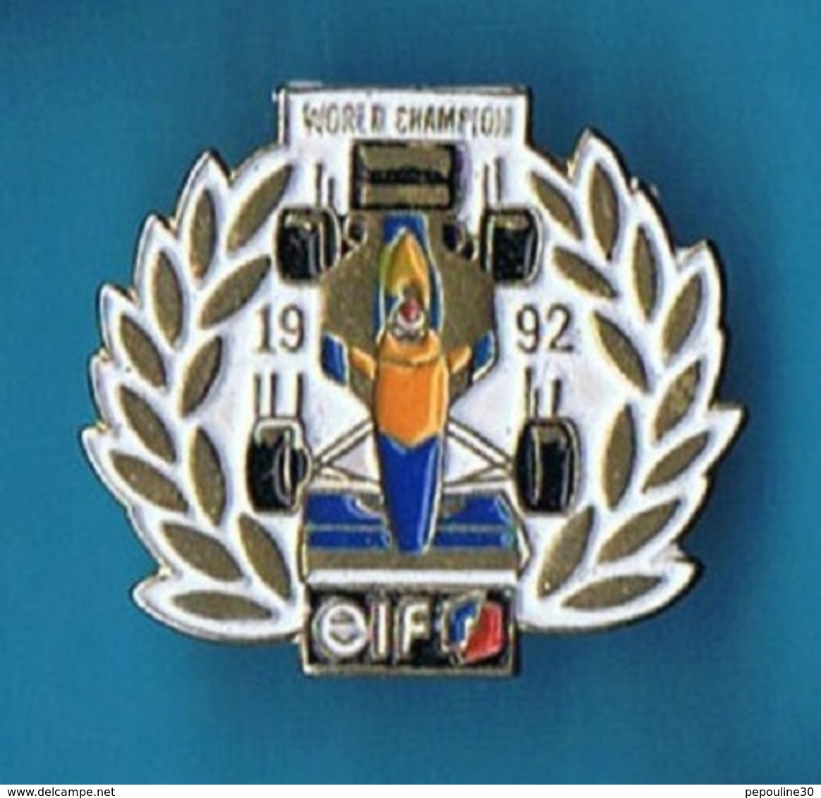 PIN'S //   ** WORLD CHAMPION / 1992 / ELF ** - Car Racing - F1