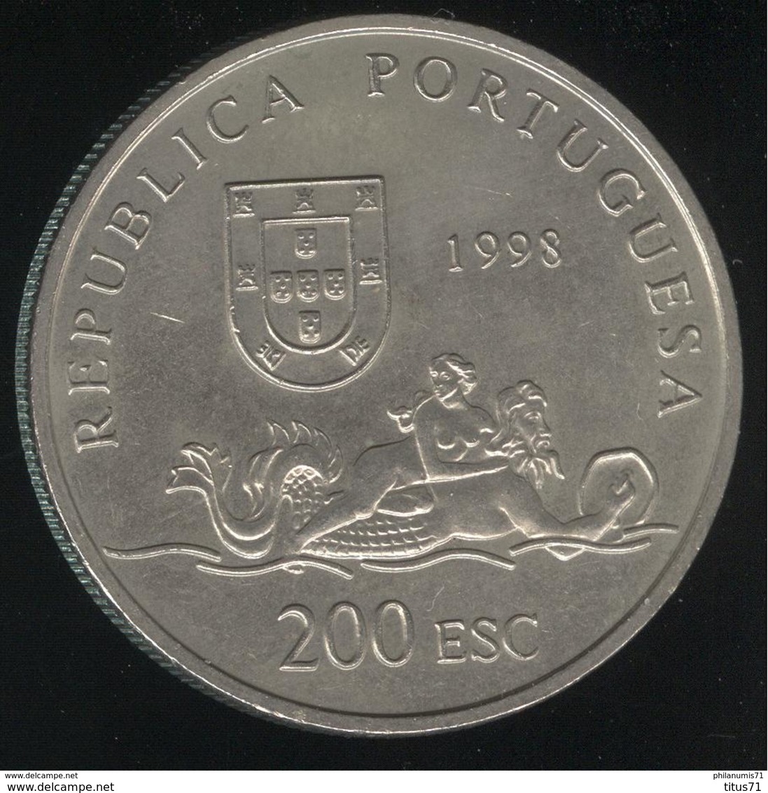 200 Escudos Portugal 1998 - Découverte Du Mozambique - Portugal