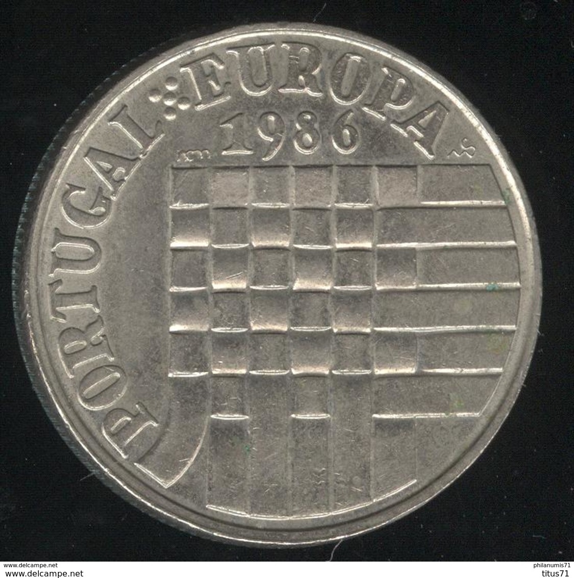 25 Escudos Portugal 1986 - L'entrée Du Portugal Dans L'Union Européenne - Portogallo