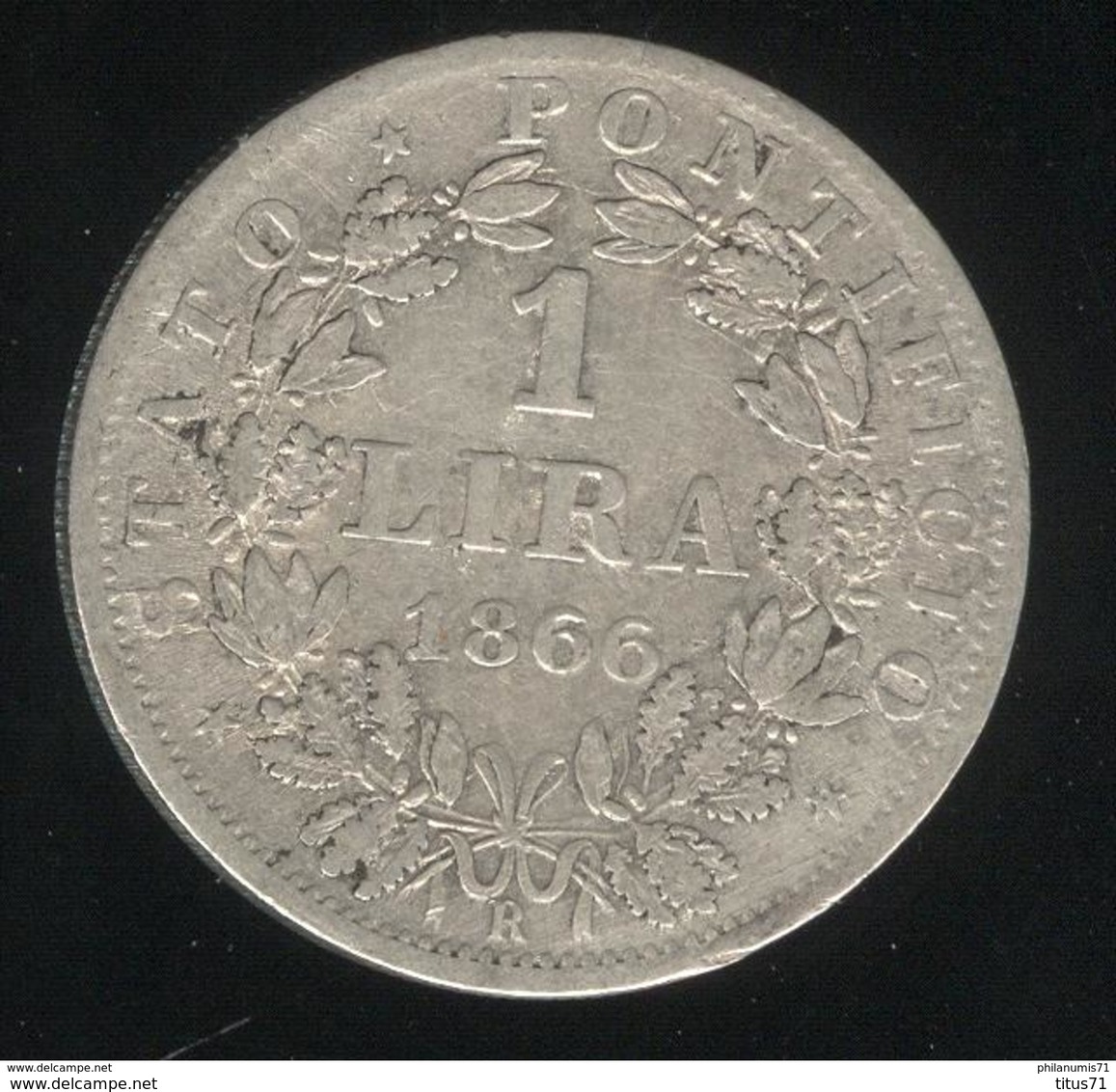 1 Lire Vatican 1866 TTB - Vatican