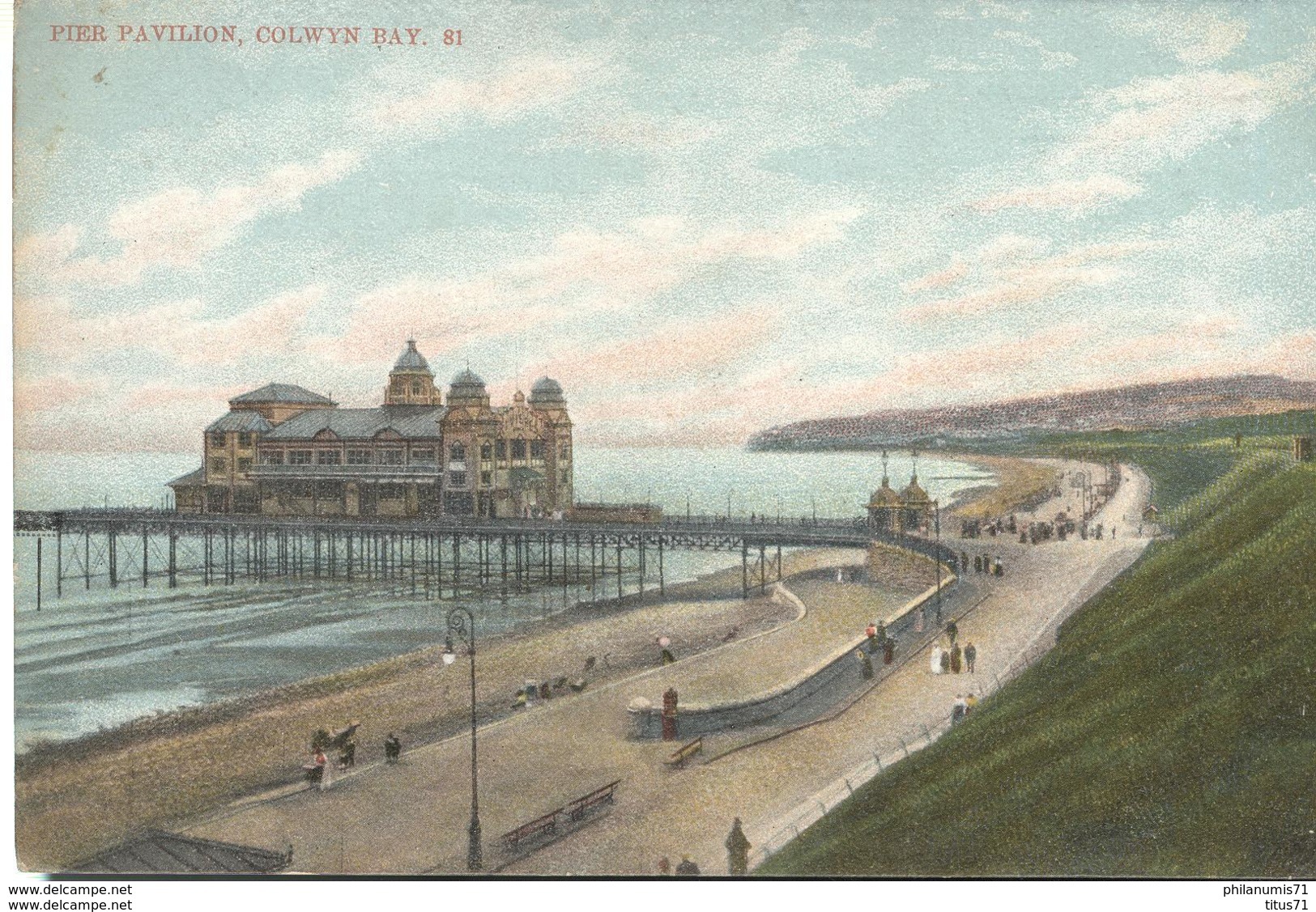 CPA  Colwyn Bay - Pier Pavilion -  Circulée - Autres & Non Classés