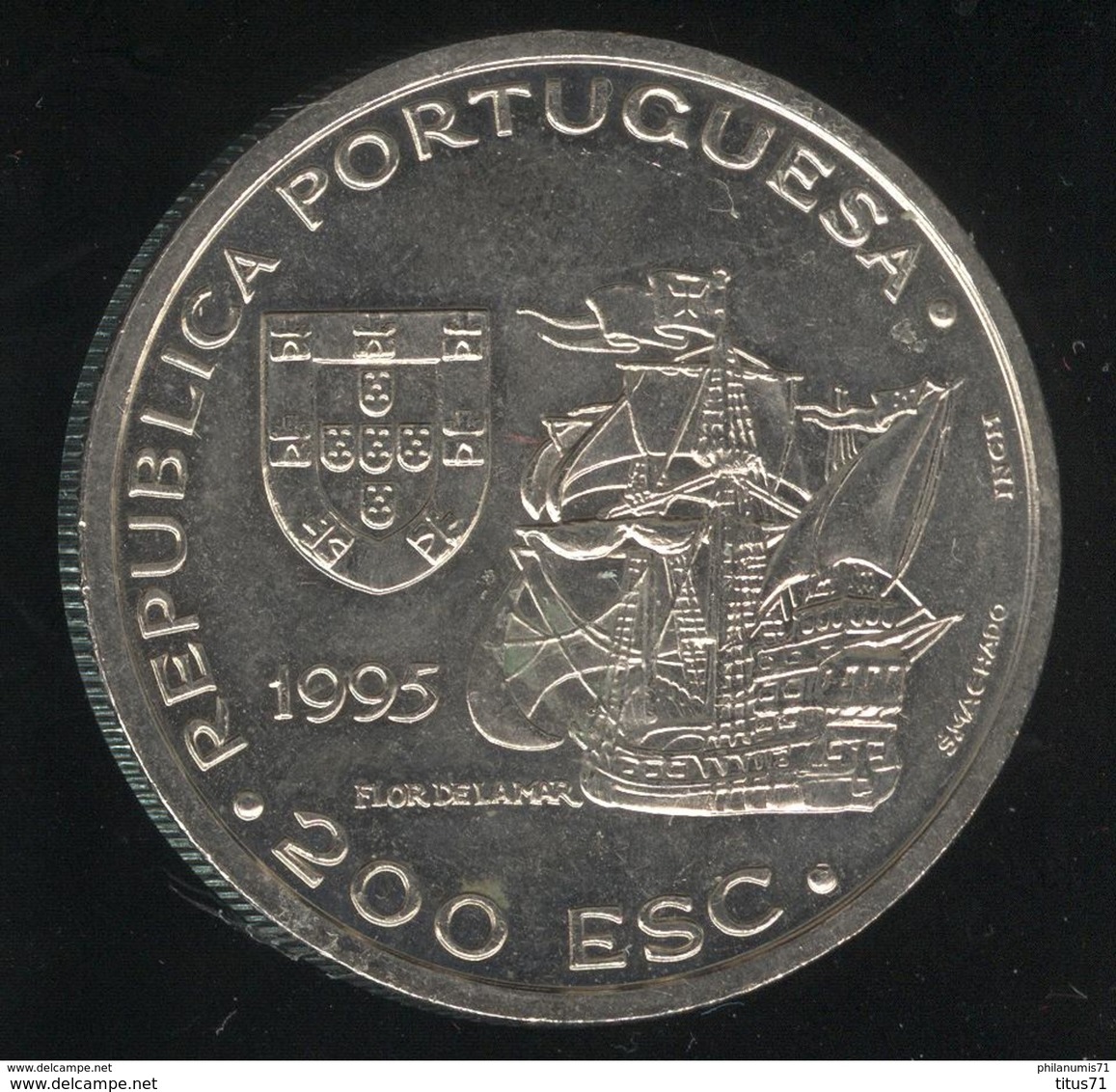 200 Escudos Portugal 1995 - Afonso De Albuquerque Et Malacca - Portugal