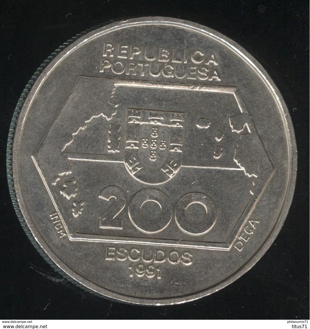 200 Escudos Portugal 1991 - Navigations Vers L'Ouest - Portogallo