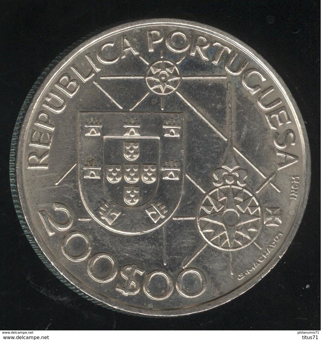 200 Escudos Portugal 1992 - 500e Anniversaire De La Découverte De L'Amérique - Portugal