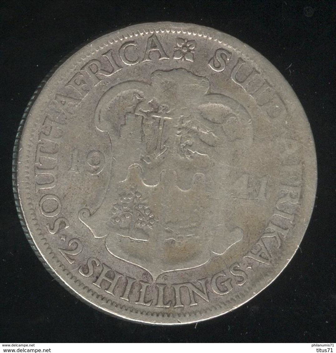 2 Shillings  Afrique Du Sud / South Africa 1941 TB+ - Afrique Du Sud