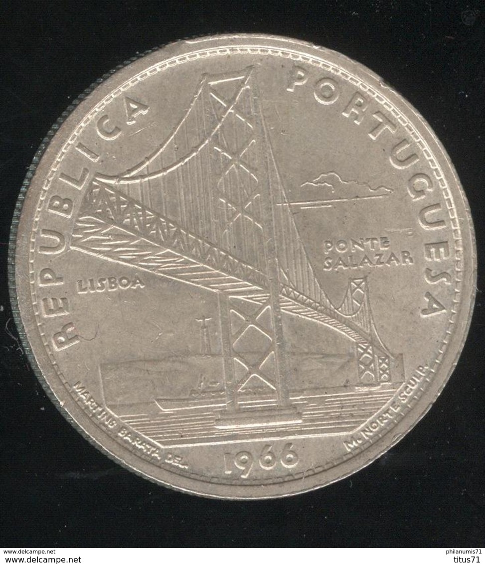 20 Escudos 1966 Ponte Salazar - Portugal