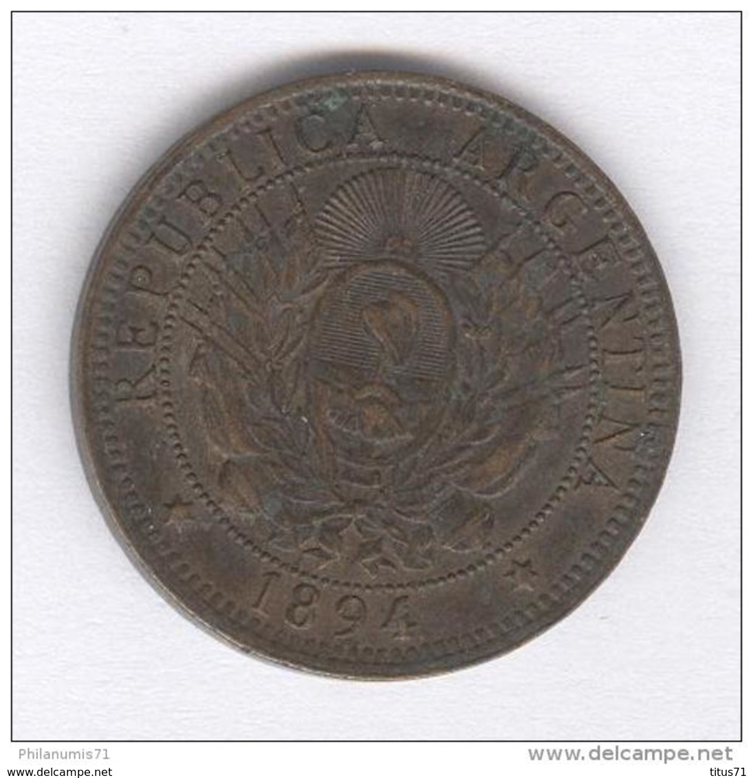 2 Centavos Argentine / Argentina 1894 - Argentine