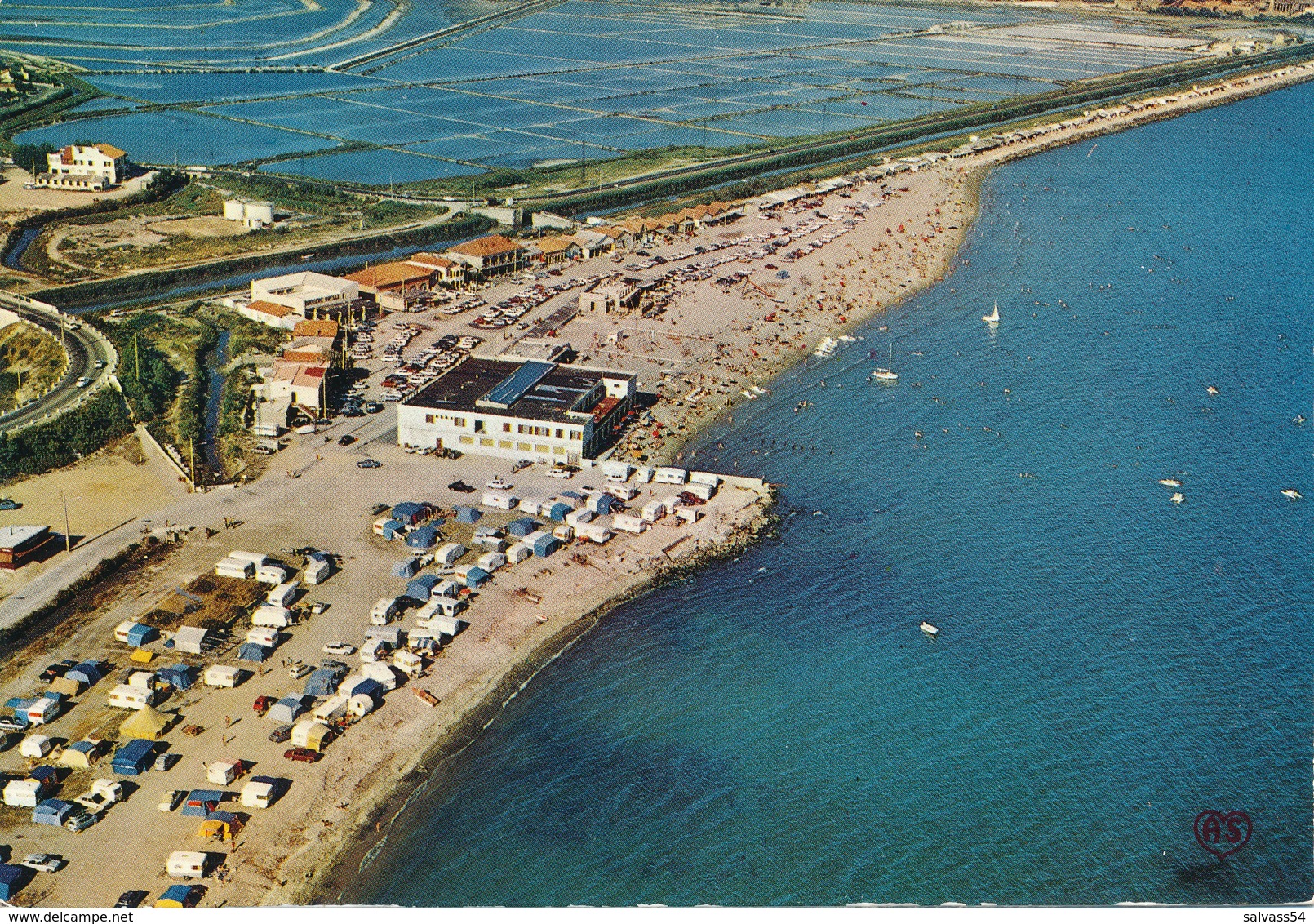 13) FOS-SUR-MER : Vue Aérienne Sur La Plage - Other & Unclassified