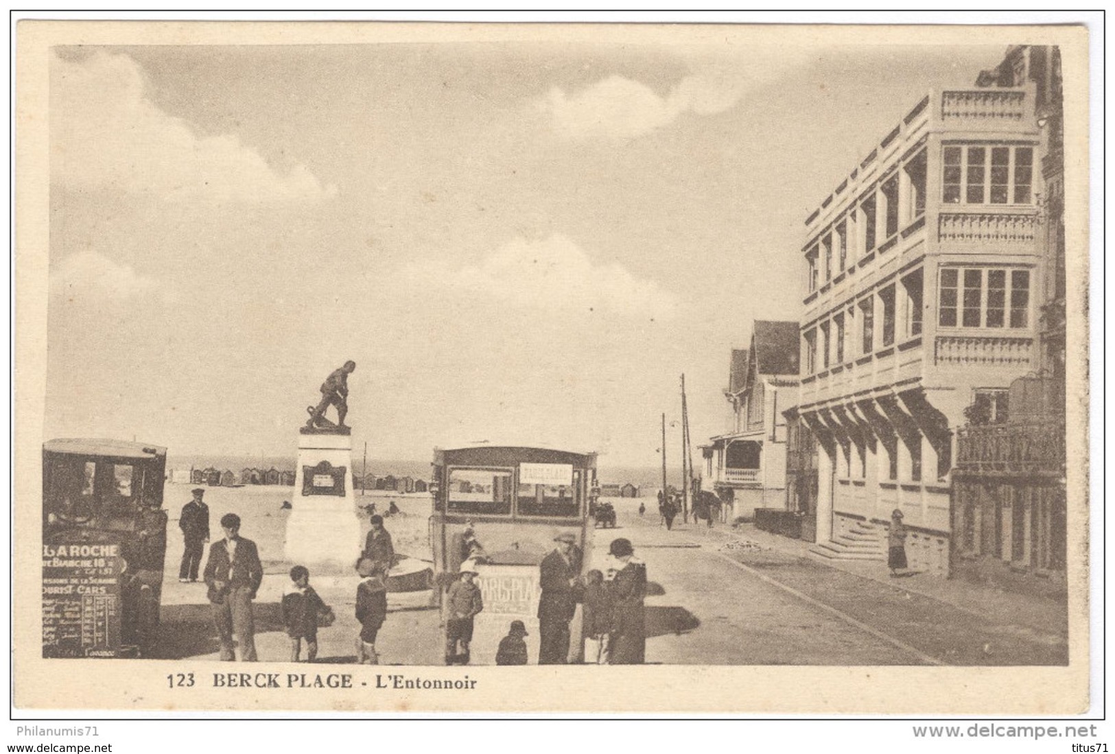 CPA Berck Plage - L'Entonnoir - Non Circulée - Berck