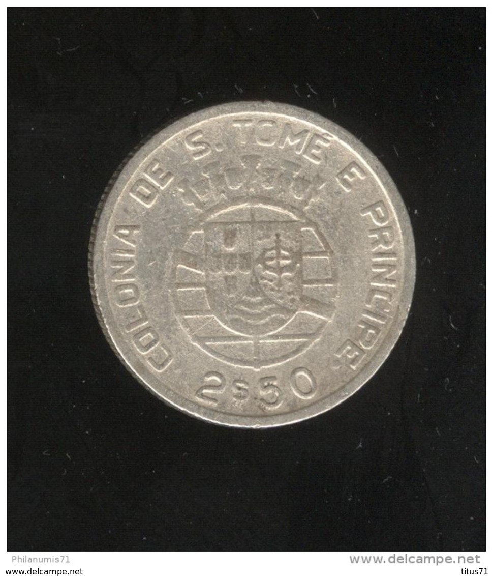 2,5 Escudos 1939 Sao Tomé Et Principe Colonie Portugaise - Portogallo