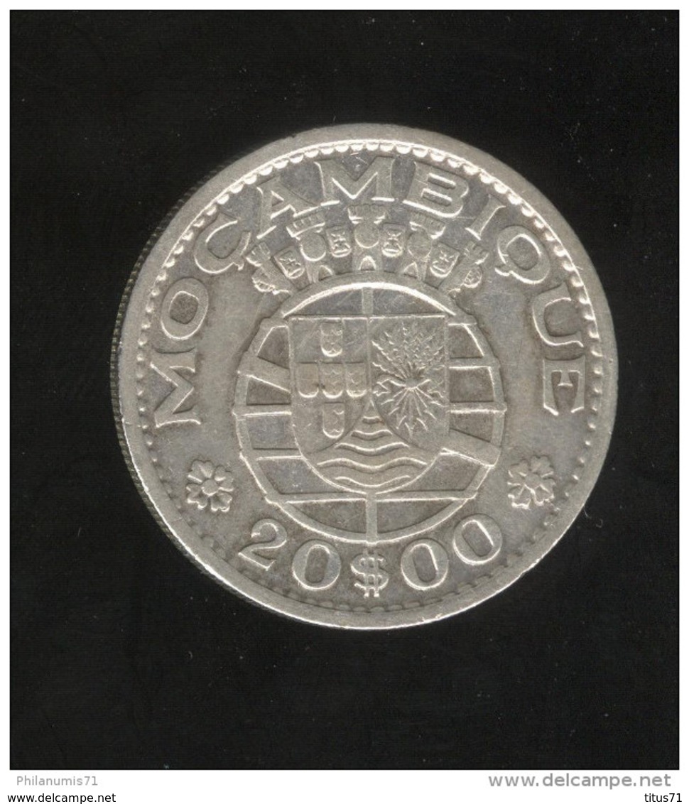 20 Escudos 1952 Mozambique Colonie Portugaise - Portogallo