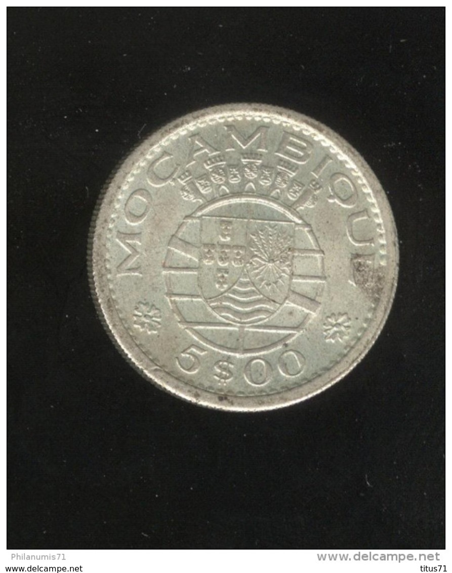 5 Escudos 1960 Mozambique Colonie Portugaise - Portugal