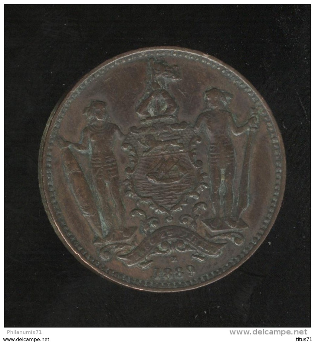 One Cent North British Bornéo 1889 - TTB+ - Colonie