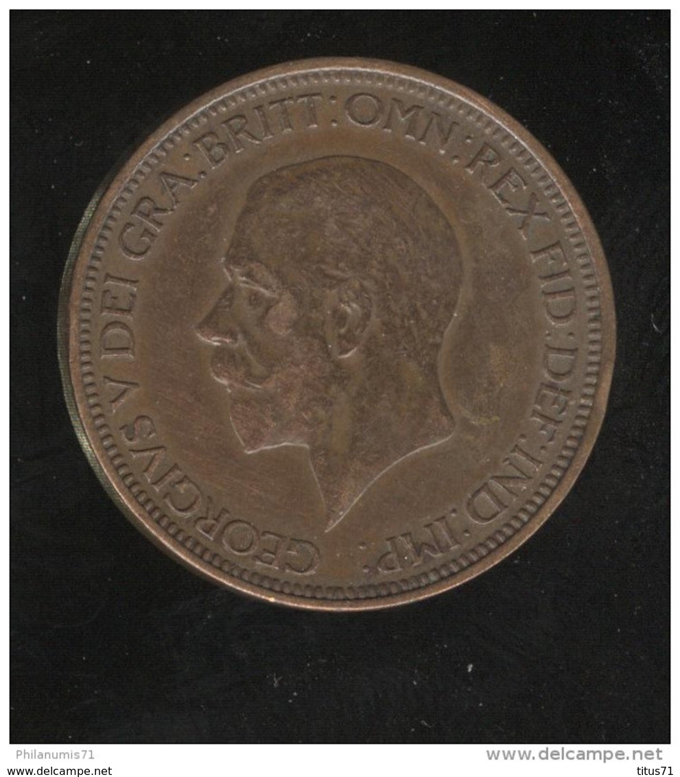 Half Penny Grande Bretagne / United Kingdom 1935 Georges V - TTB+ - C. 1/2 Penny