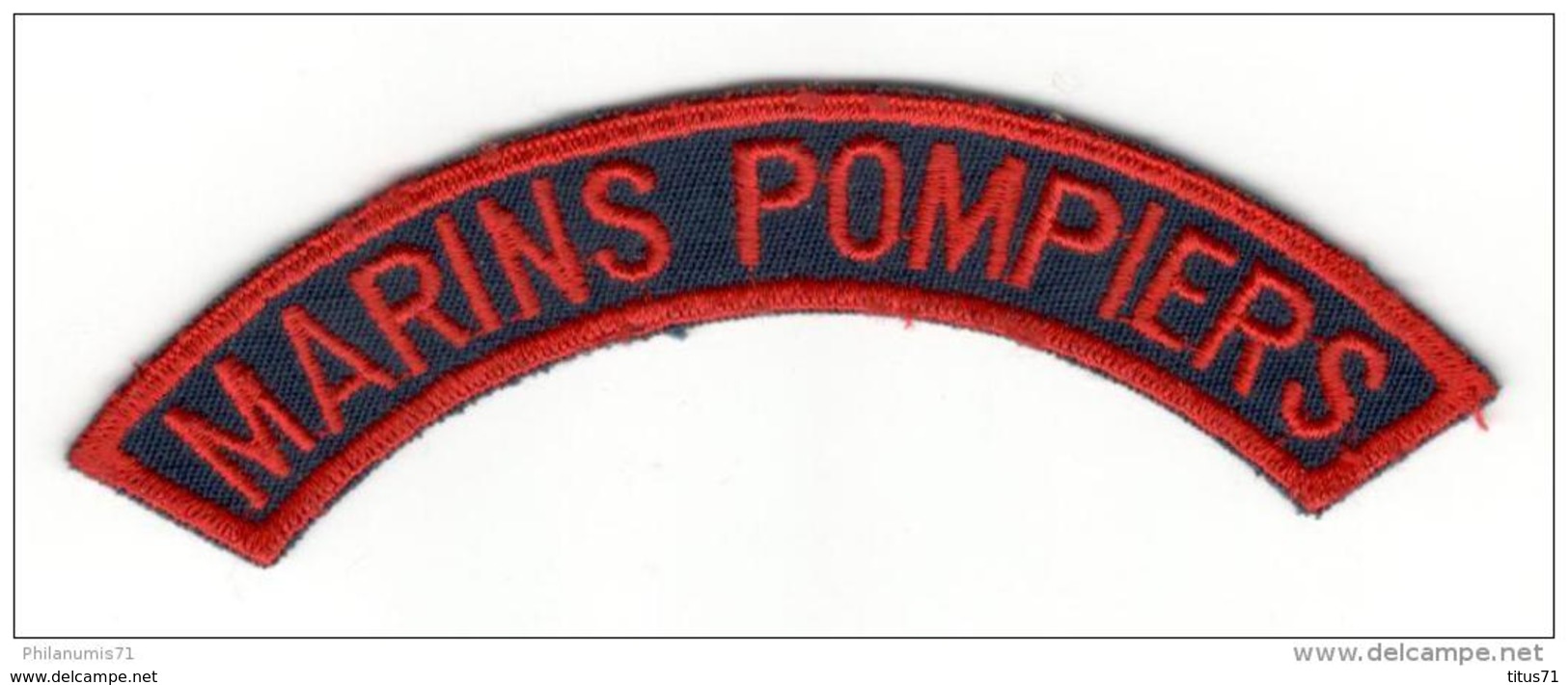 Insigne D'épaule - Marins Pompiers - 11 Cm - Patches