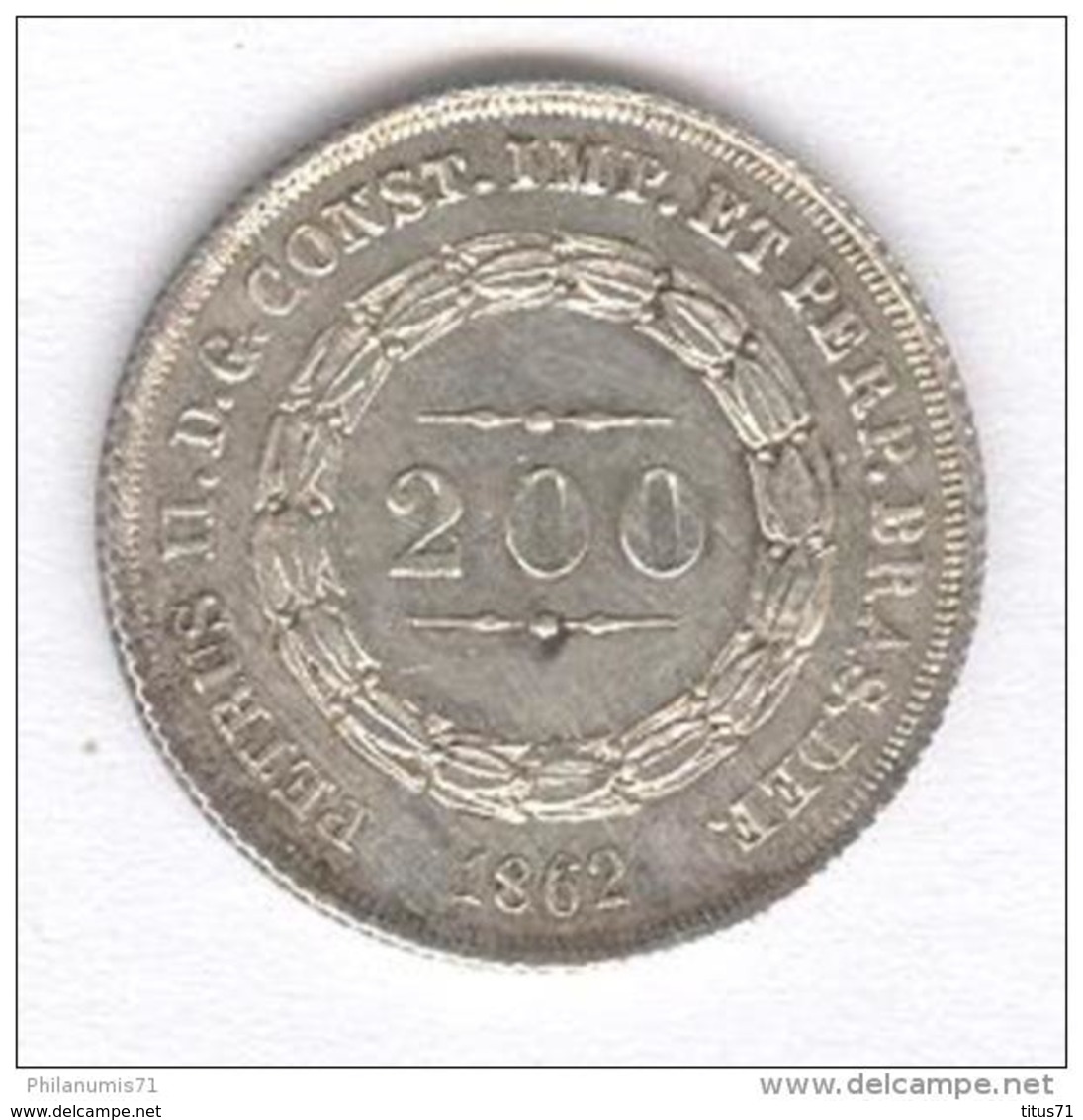 200 Reis Brésil / Brazil 1868 - Brésil