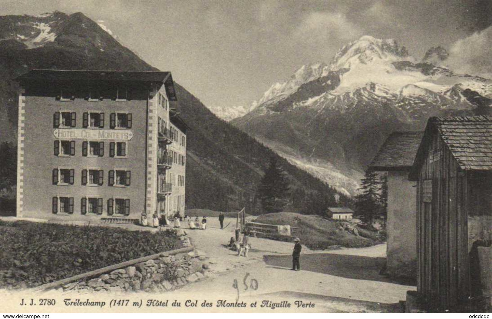 Trelechamp (1417m) Hotel Du Col Des Montetes Et Aiguille Verte RV - Chamonix-Mont-Blanc