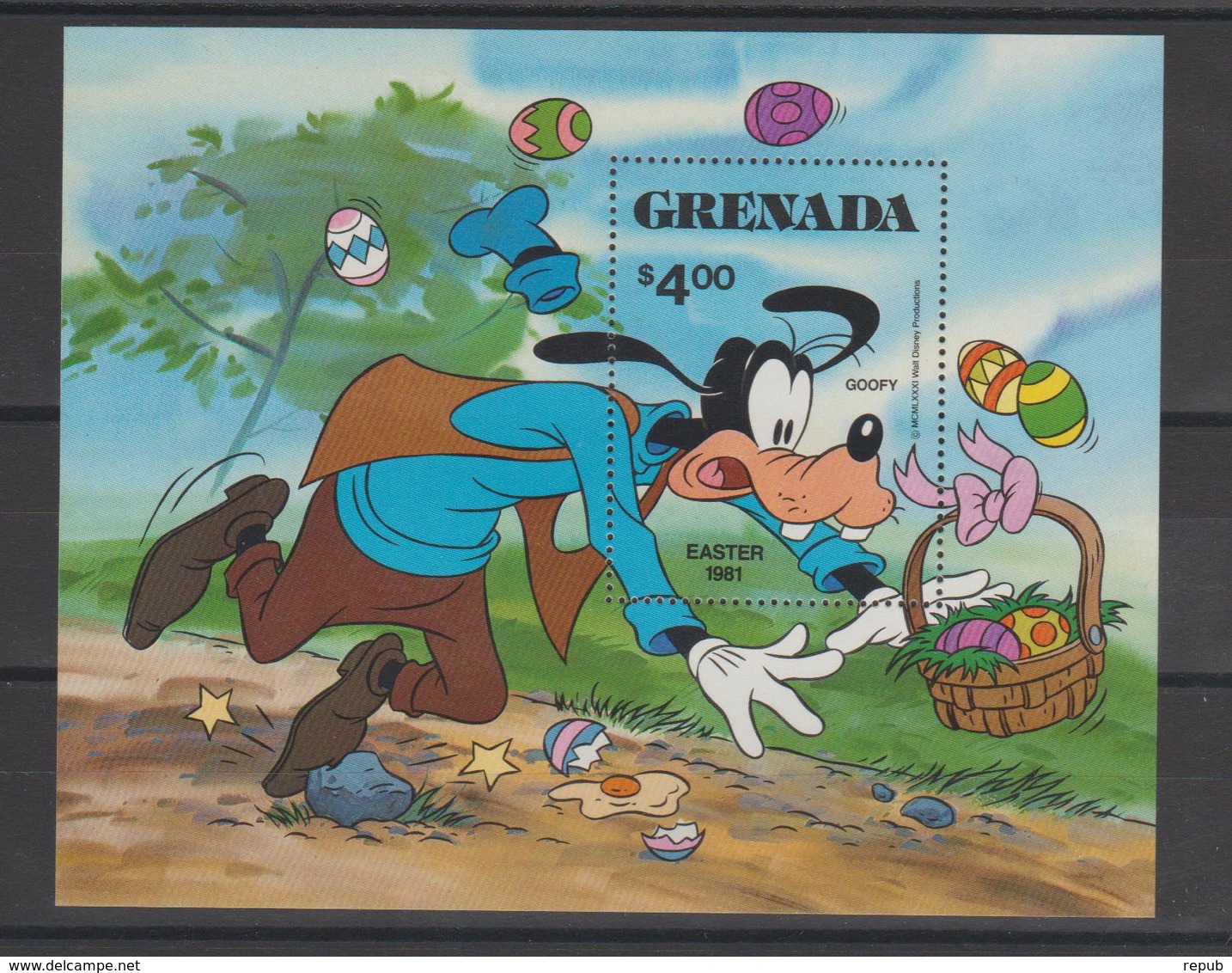 Disney Grenade Grenada 1981 BF 91 ** MNH - Disney