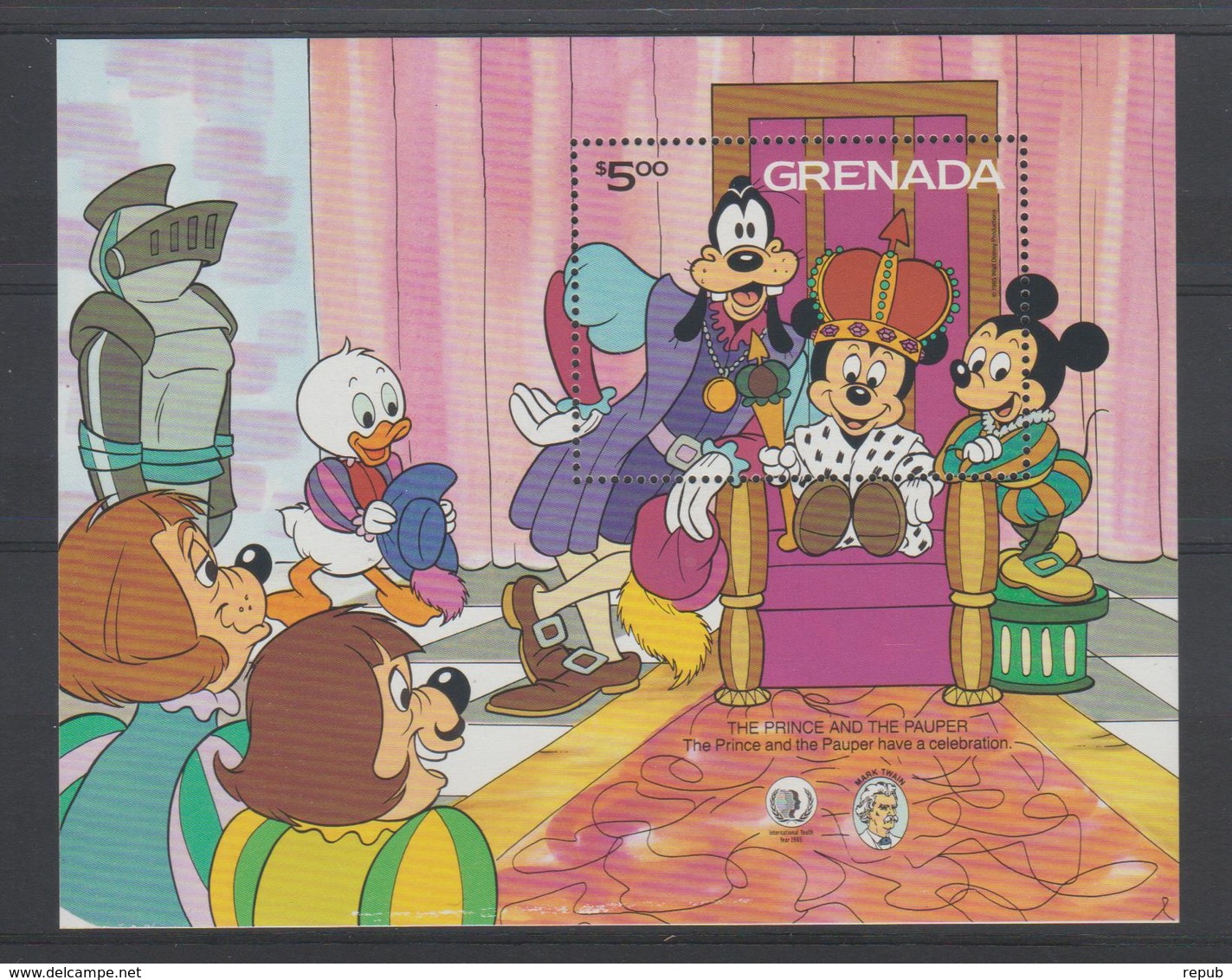 Disney Grenade Grenada 1985 BF 139 ** MNH - Disney