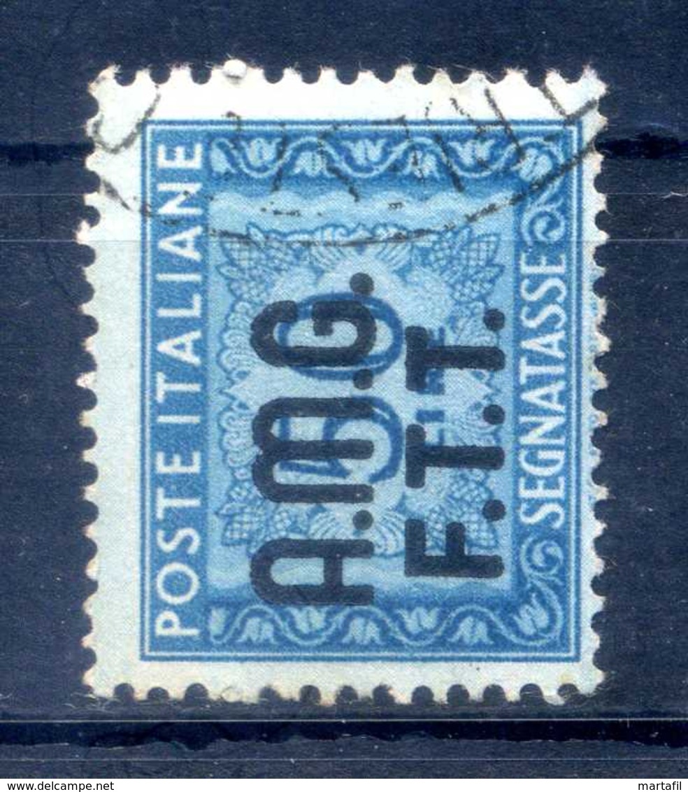 1947-49 TRIESTE ZONA A AMG-FTT SEGNATASSE N.15 USATO - Portomarken