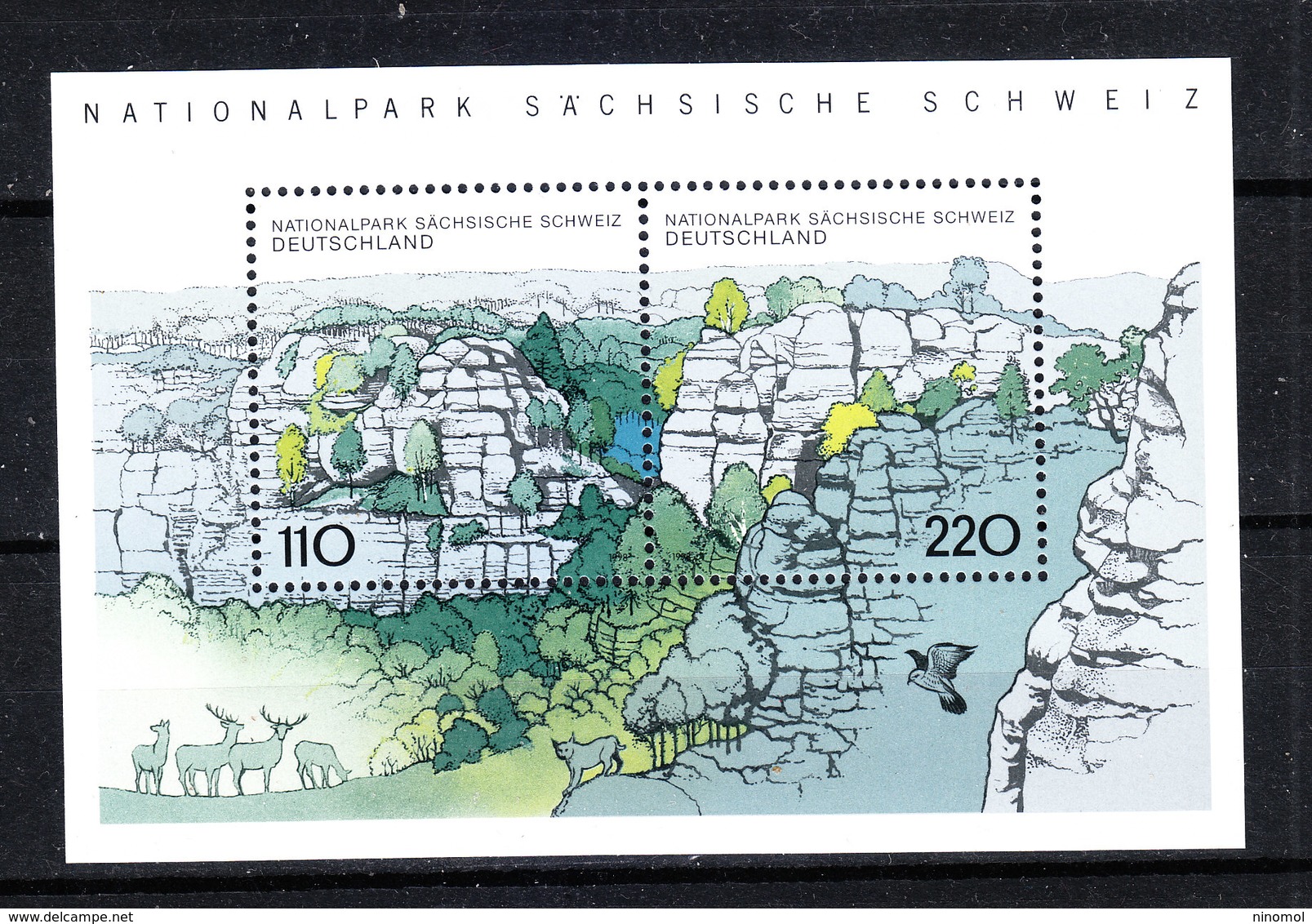 Germania Fed.   -  1998.  Nationalpark Sachsische Schweiz. MNH - Protezione Dell'Ambiente & Clima