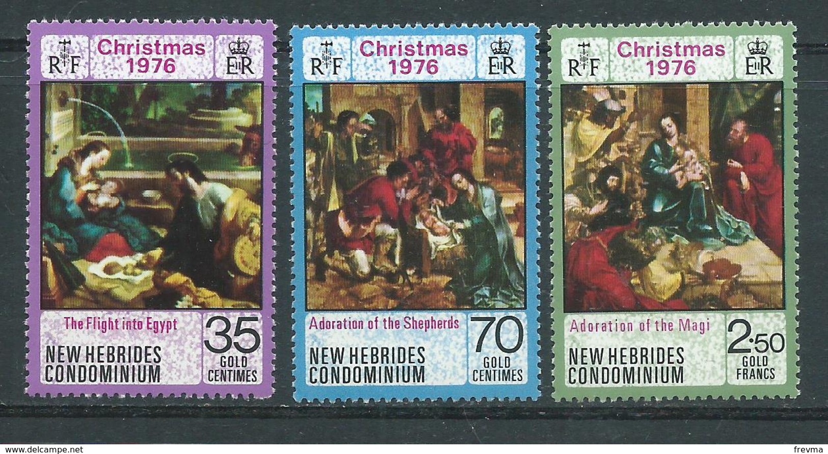 New Hebrides 1976 - YT N° 441-443 Neuf ** - Unused Stamps