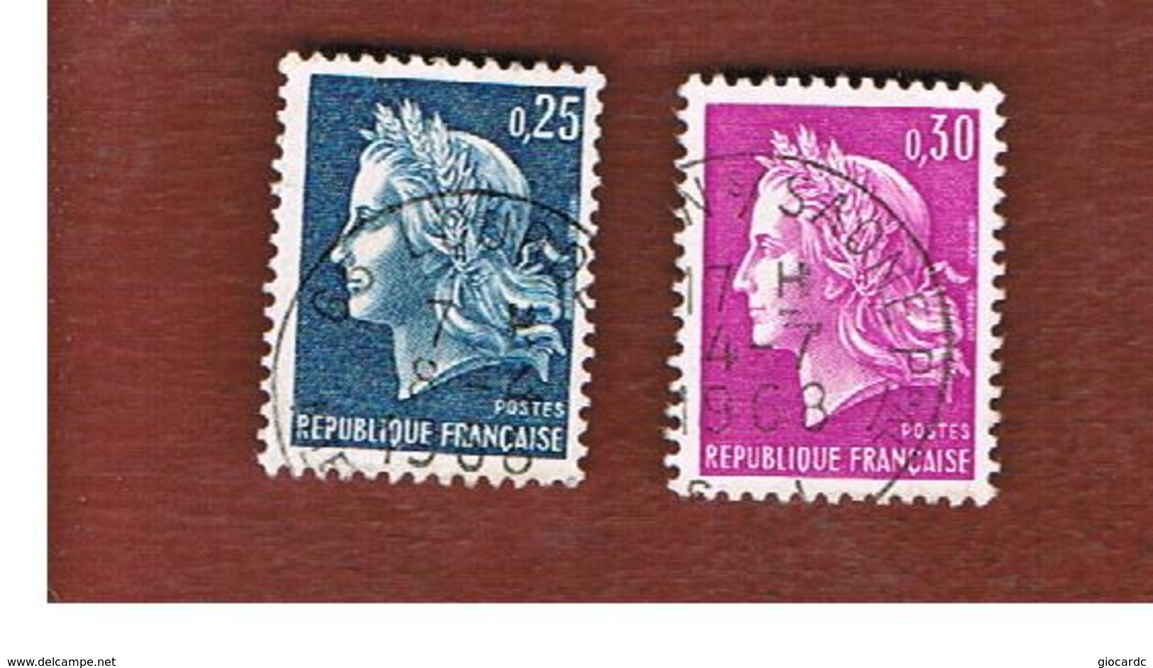 FRANCIA (FRANCE) -   SG 1767.1768  -    1967  MARIANNE: COMPLET SET OF 2    - USED - Usati