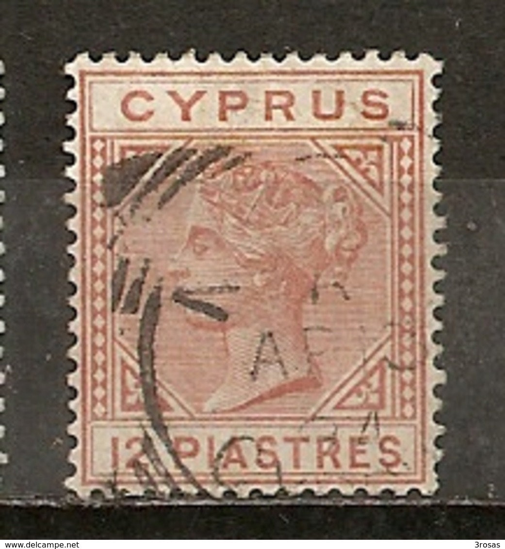 Chypre Cyprus 1882 Queen Victoria 12 P Obl - Gebruikt