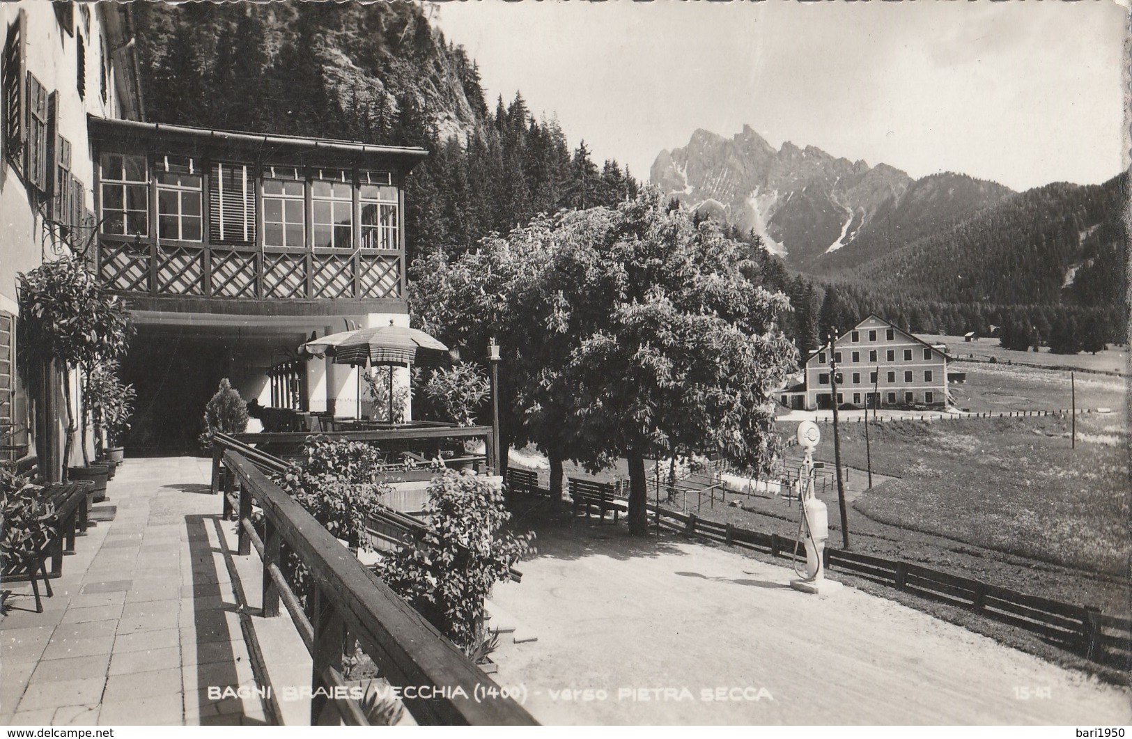 Bagni Braies Vecchia (1400)  Verso Pietra Secca (formato Piccolo) - Bolzano (Bozen)