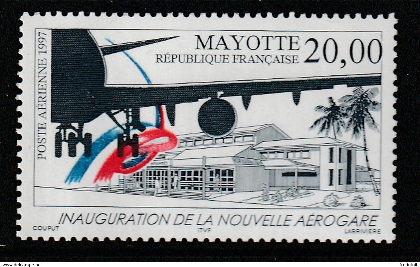 MAYOTTE -  P.A  N° 1 ** (1997) Nouvelle Aérogare - Luftpost