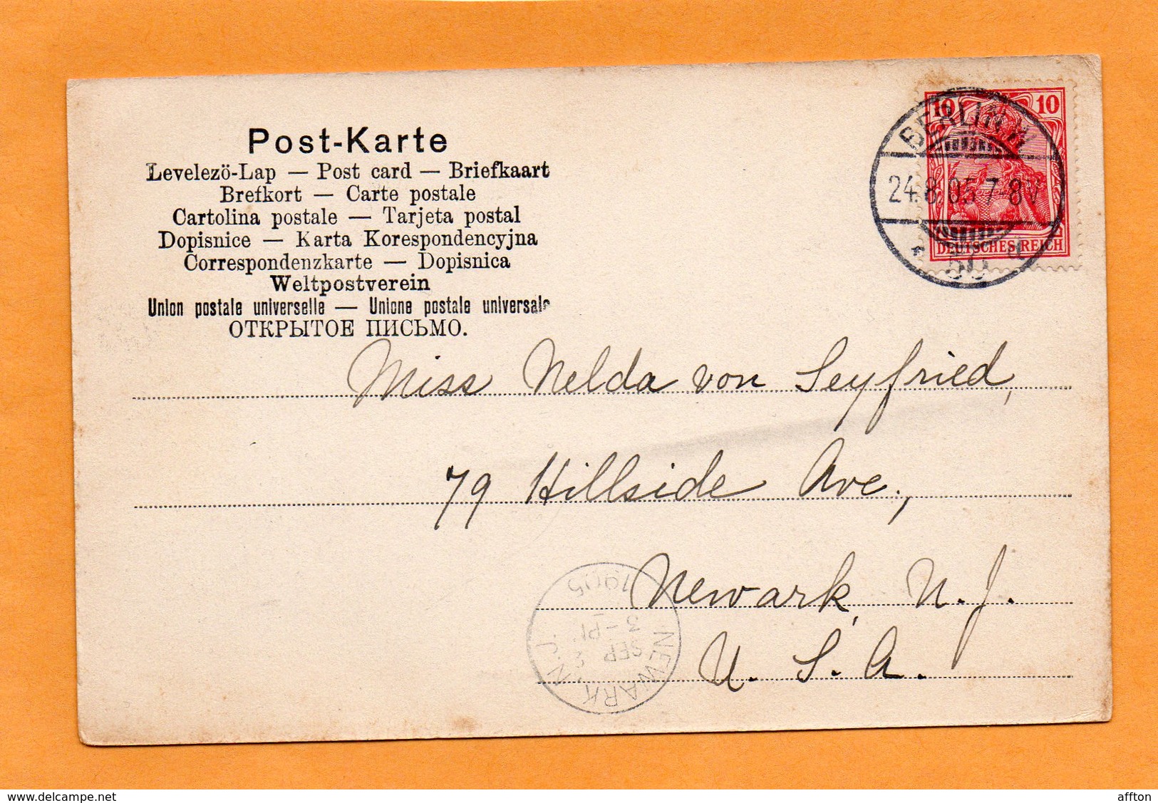 Berlin 1905 Postcard - Mitte
