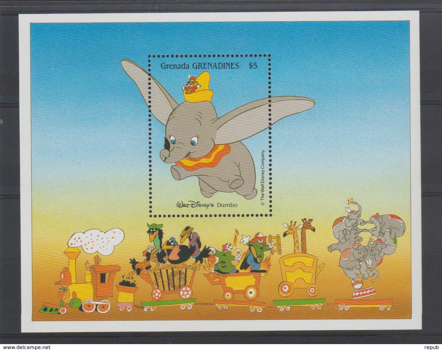 Disney Grenada Grenadines 1988 BF 151 ** MNH - Disney