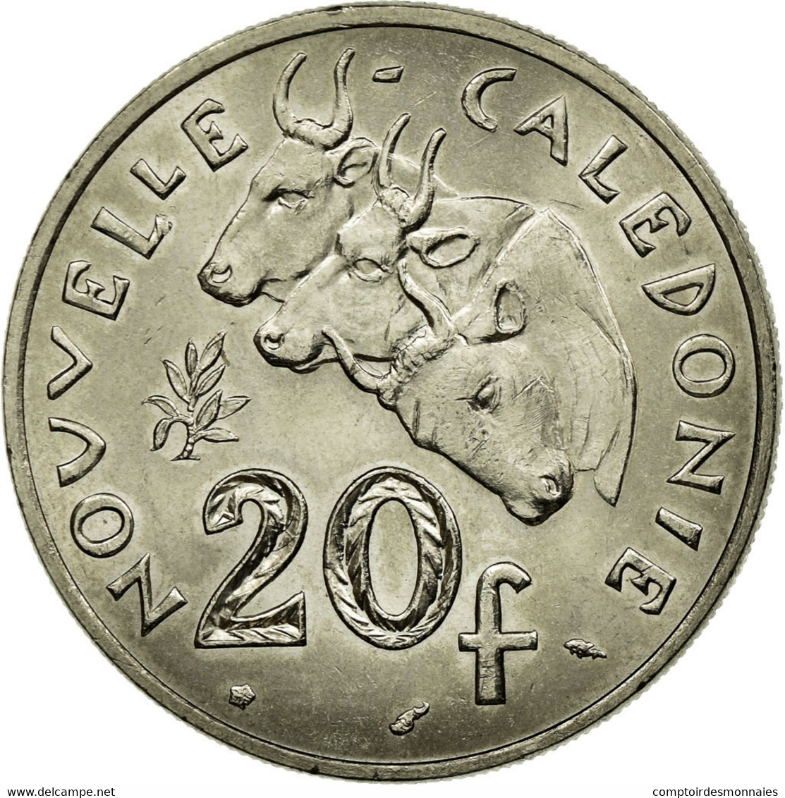 Monnaie, Nouvelle-Calédonie, 20 Francs, 1977, Paris, SUP, Nickel, KM:12 - Nouvelle-Calédonie