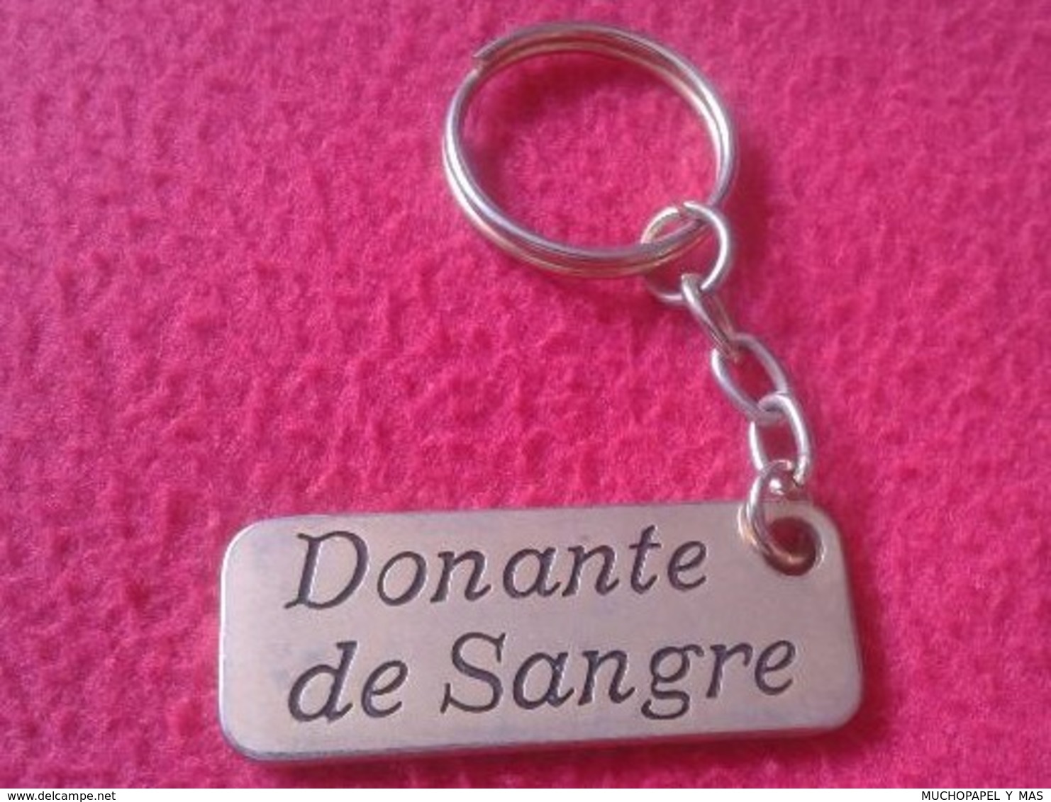 LLAVERO OLD KEYRING KEYCHAIN GENERALITAT FEDERACIÓN DONANTES DE SANGRE COMUNIDAD VALENCIANA DONANTE SANGRE BLOOD DONOR - Otros & Sin Clasificación