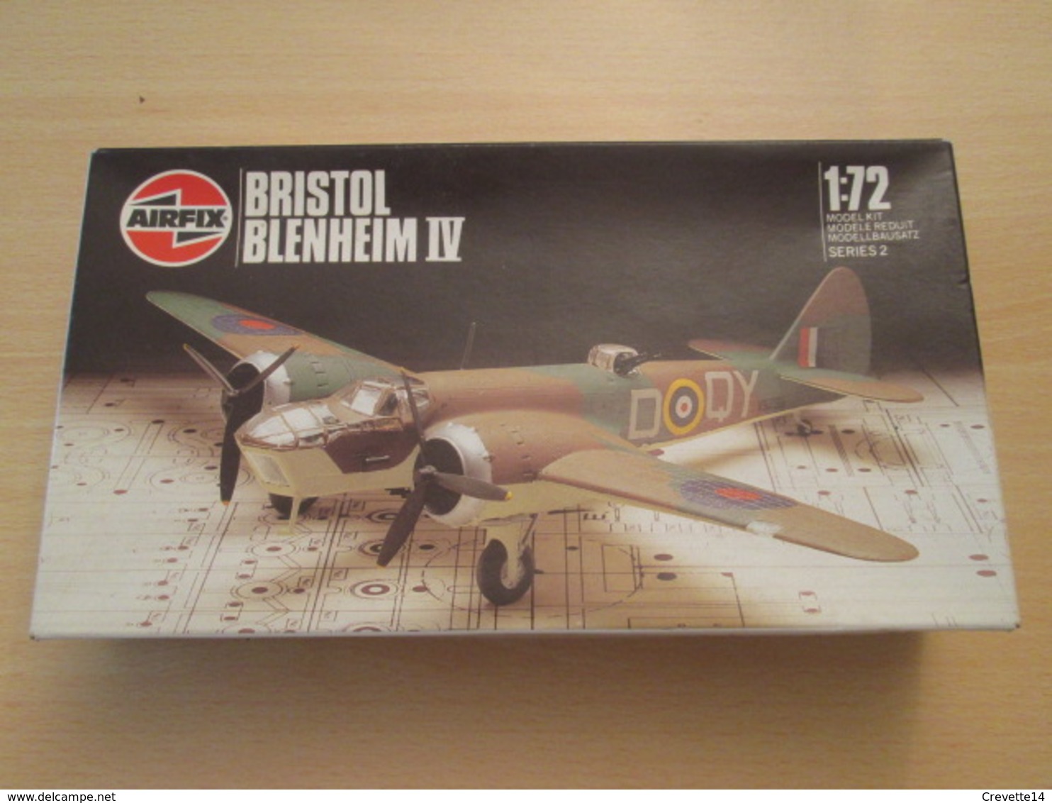 Maquette Plastique AIRFIX 1/72e : BOMBARDIER RAF 1940 BRISTOL BLENHEIM - Airplanes