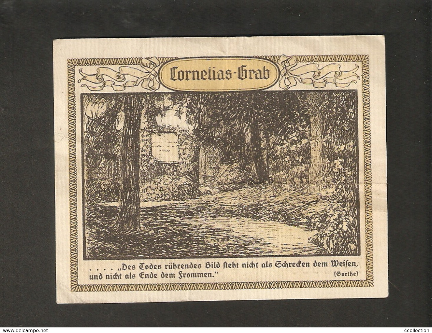 T.  Germany Notgeld Der Stadt Gemeinde Emmendingen 50 Pfennig 1921 - Cornelias Grab - [11] Local Banknote Issues