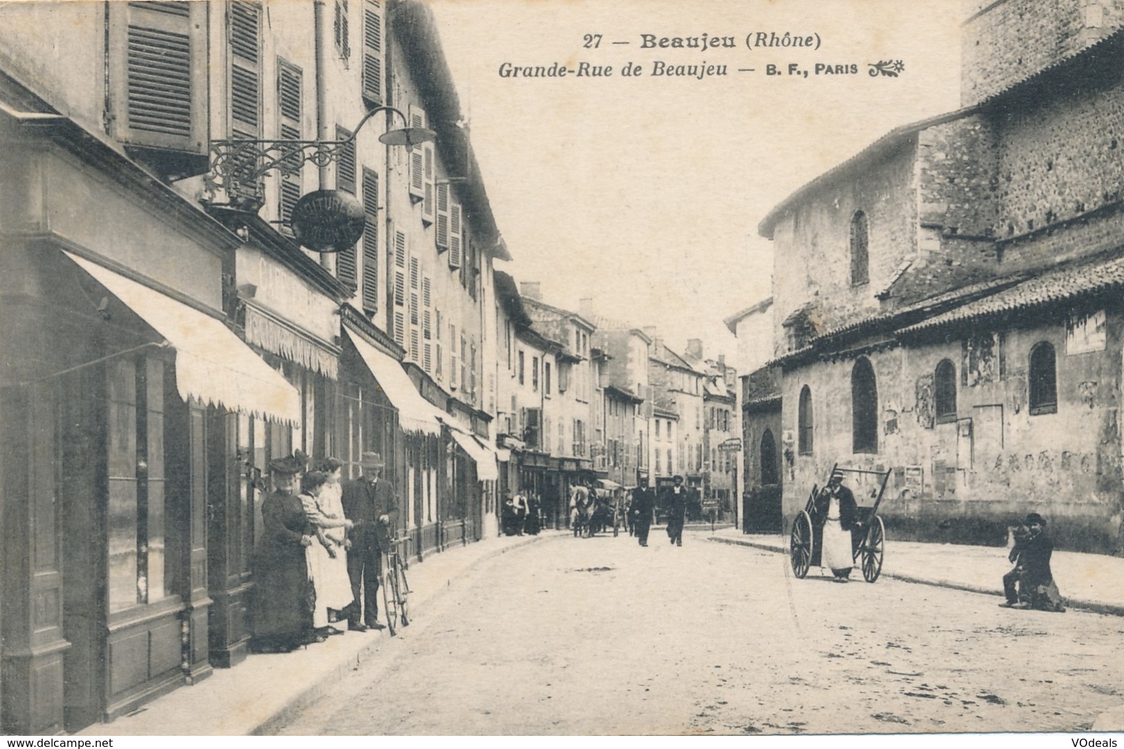 CPA - France - (69) Rhône - Beaujeu - Grande-Rue De Beaujeu - Beaujeu