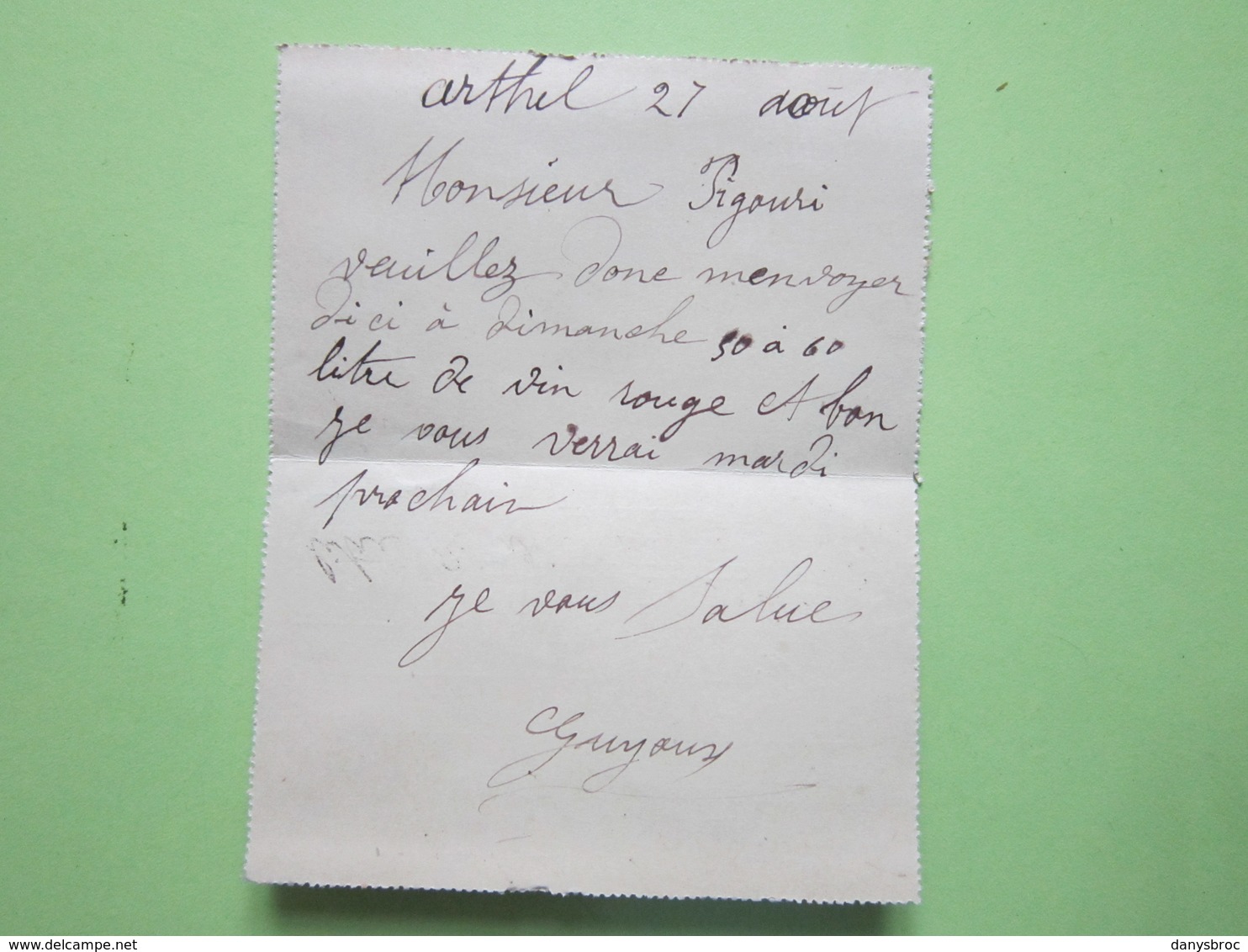 Entier FRANCE CARTE-LETTRE Oblitéré CLAMECY à NEVERS & PREMERY écrite à ARTHEL (58) 27/08/1901 Type Sage 15c Bleu - 1877-1920: Période Semi Moderne