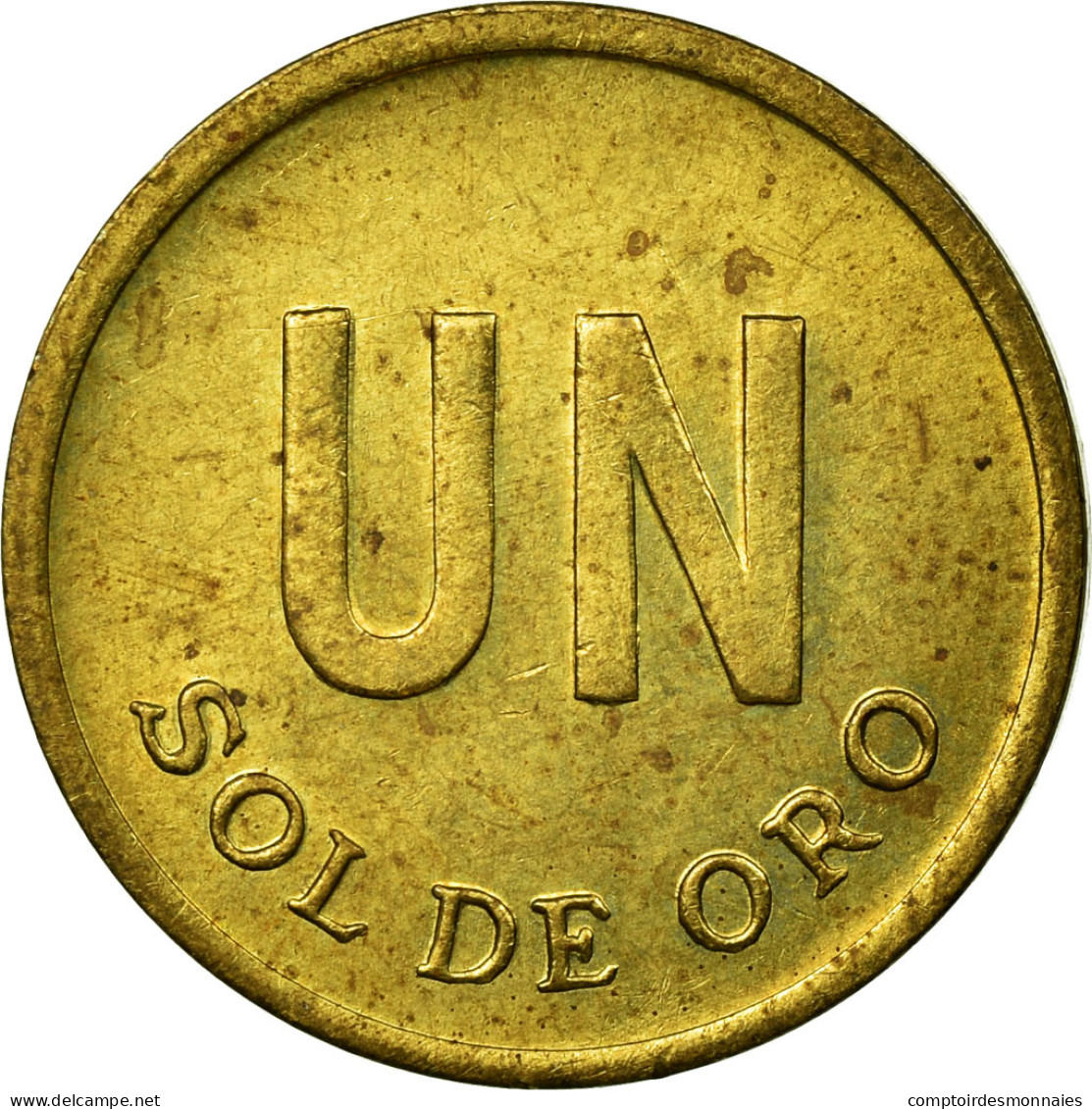 Monnaie, Pérou, Sol, 1976, Lima, TB+, Laiton, KM:266.1 - Pérou