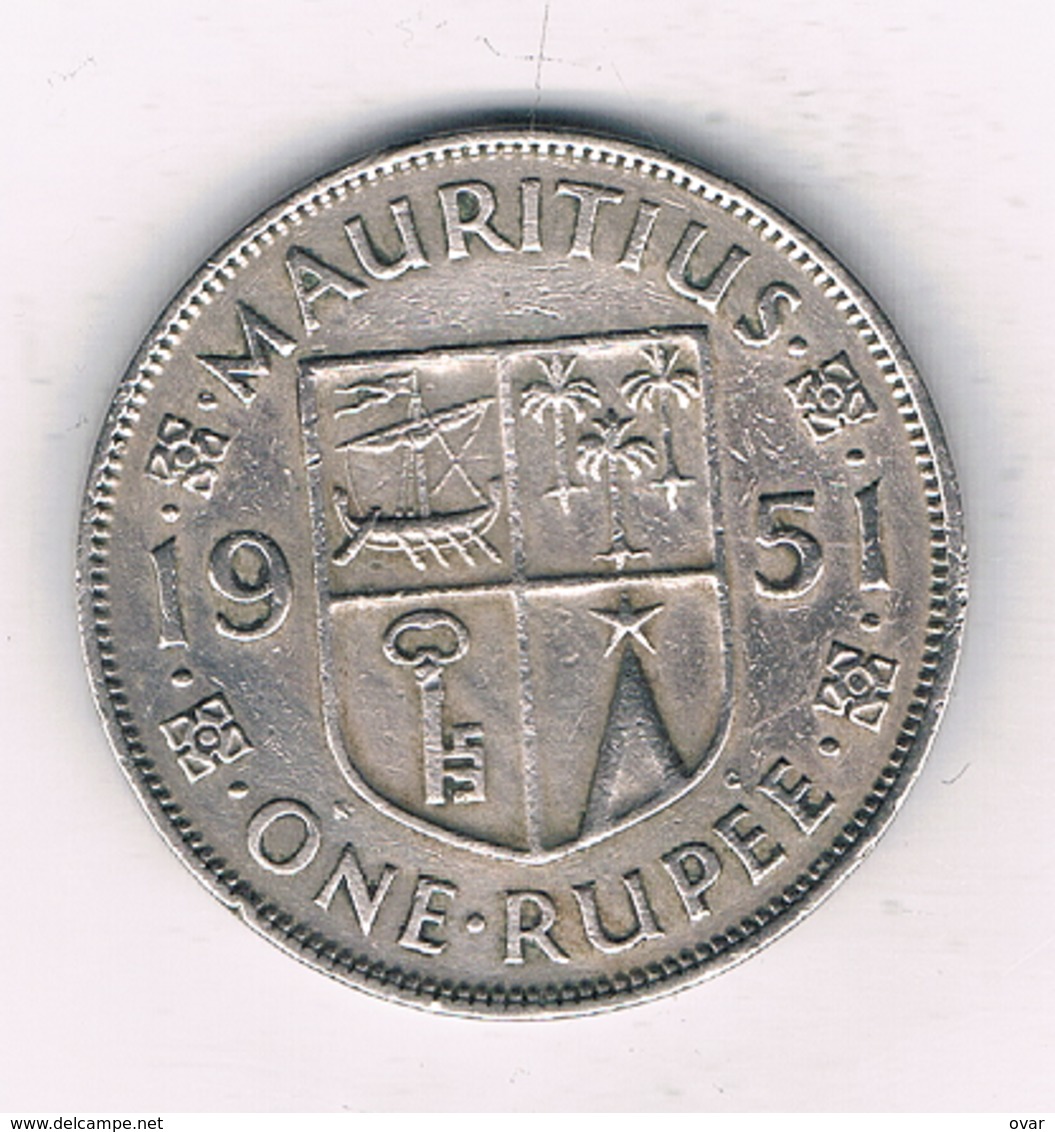 1 RUPEE 1951 MAURITIUS /8105/ - Maurice