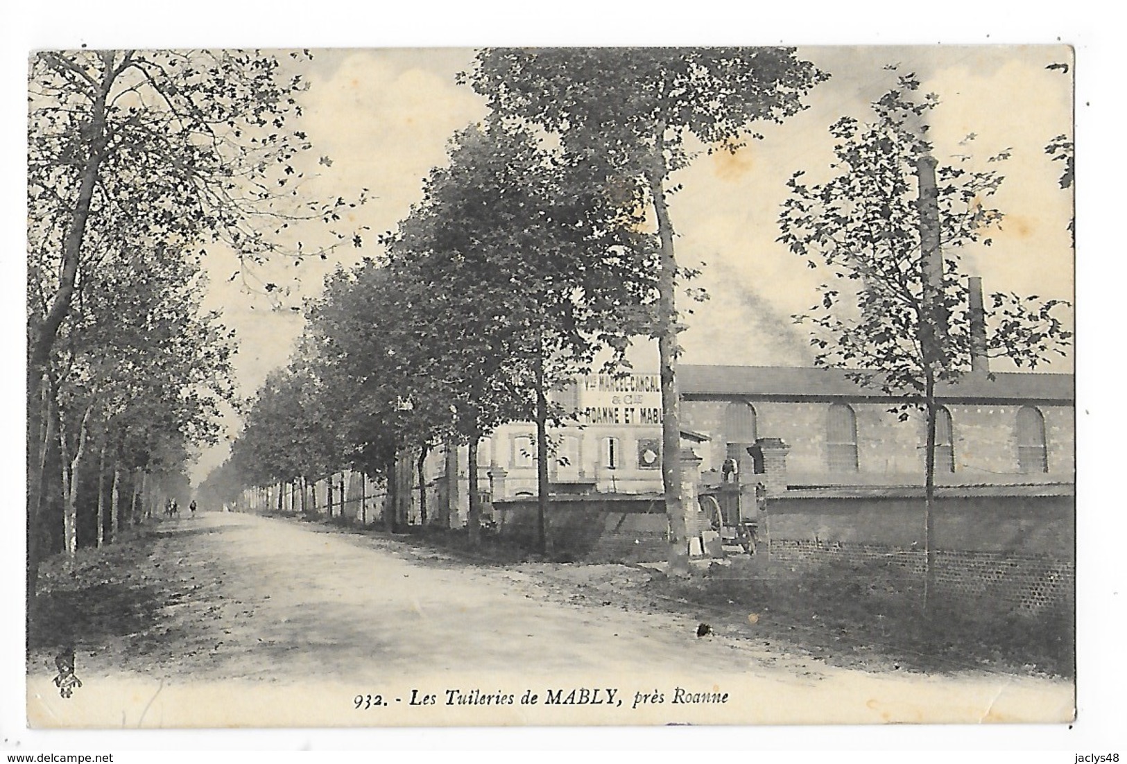 Les Tuileries De MARLY Près ROANNE  (cpa 42)       ##  RARE ##   -  L 1 - Autres & Non Classés