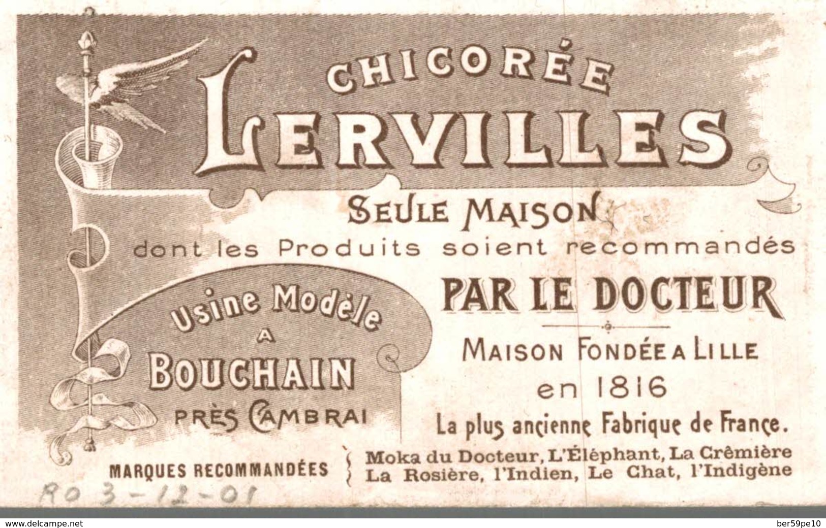 CHROMO MANUFACTURE DE CHICOREE EXTRA J. LERVILLES  SACRE DE CHARLES VII - Autres & Non Classés