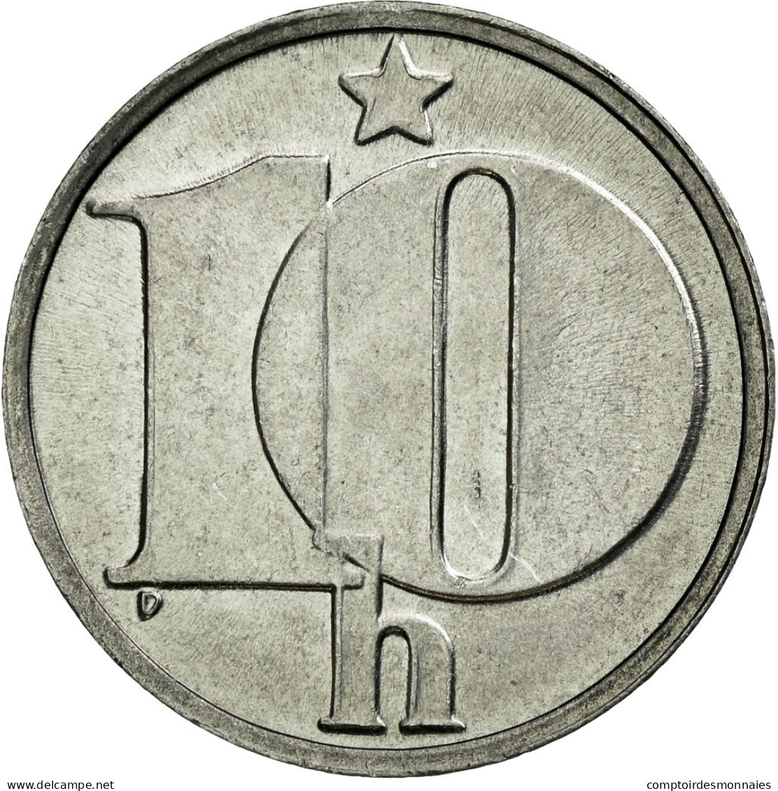 Monnaie, Tchécoslovaquie, 10 Haleru, 1981, TTB, Aluminium, KM:80 - Cecoslovacchia