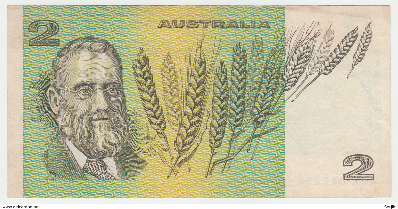 Australia 2 Dollar 1983 VF++ CRISP Banknote Pick 43d 43 D - 1974-94 Australia Reserve Bank (Banknoten Aus Papier)