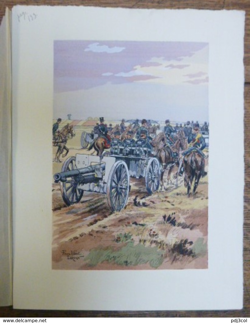 PIERRE ALBERT LEROUX - L'armée Française - Belle Planche Rehaussée Aux Coloris - Vers 1930 - 32 Cm * 24 Cm - Altri & Non Classificati