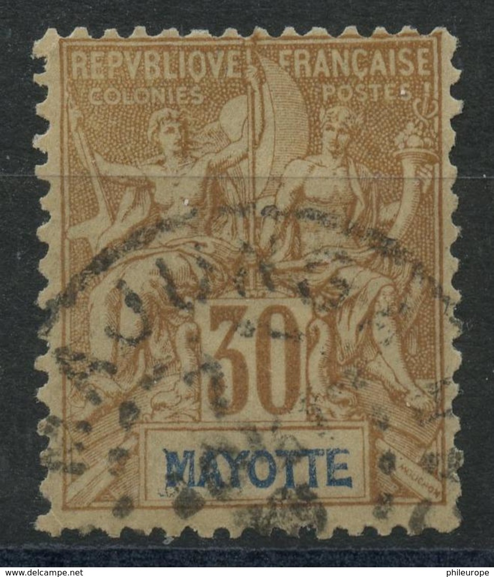 Mayotte (1892) N 10 (o) - Used Stamps